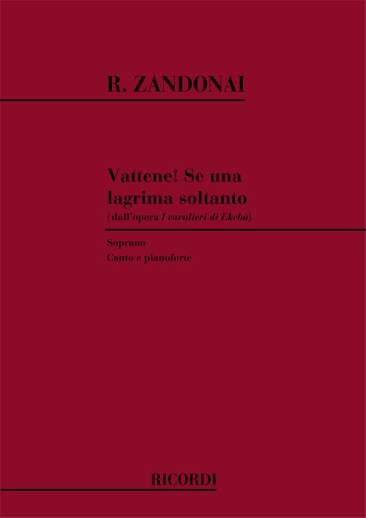 I Cavalieri Ekebu': Vattene! Se Una Lagrima